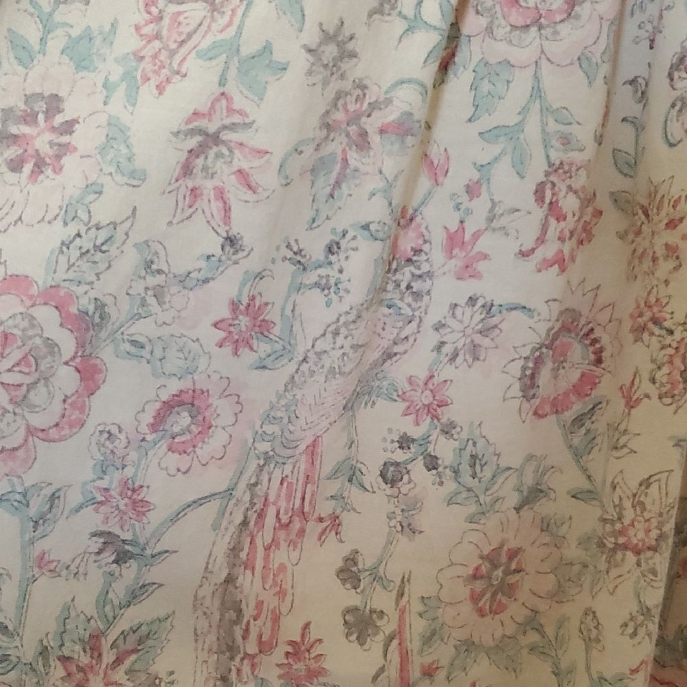 Magnolia Pearl Cotton Tora Shirt/ Dress Pastel Floral One Size - Picture 8 of 13